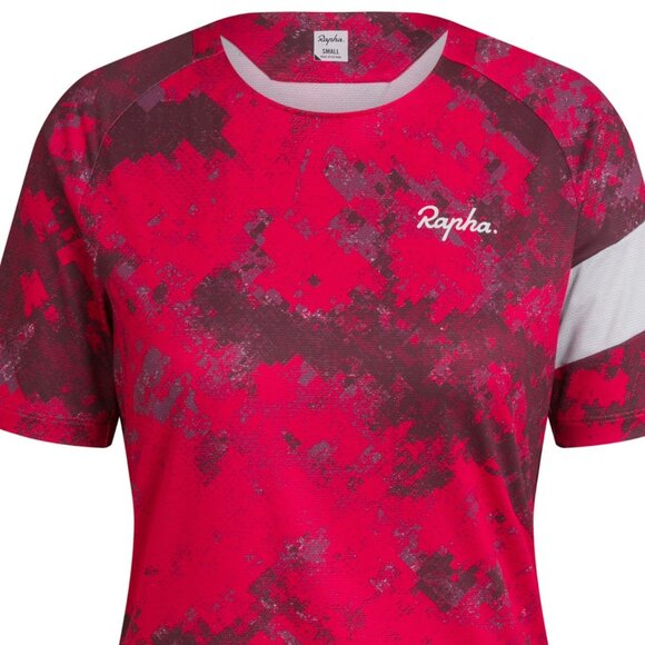 Rapha LTD ed digital woodland MTB technical short sleeve shirt pixel Small - Picture 3 of 5